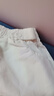 純棉休閑褲女寬松版五分褲夏季薄款加大碼高腰闊腿褲小個(gè)子短褲女 白色【優(yōu)質(zhì)面料】 M 【建議80-100斤】 曬單實(shí)拍圖