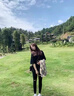 萬欣兒黑色高腰褲女2025夏款潮流顯瘦百搭小個子緊身破洞九分小腳牛仔褲 黑色八分褲 27 建議90-100斤 曬單實拍圖