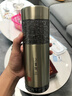 言易生日禮物免費刻字 高檔銀杯子999足銀內(nèi)膽銀水杯銀茶杯純銀保溫杯 青銅色【999足銀內(nèi)膽+檢測證書】 曬單實拍圖
