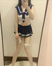 男娘jk連體衣 校園jk制服開檔免脫連體衣戰(zhàn)袍睡衣套裝 校園JK制服【領(lǐng)子+開檔連體+短裙】 小碼【70-100斤】收藏關(guān)注+潤滑丨液 曬單實(shí)拍圖