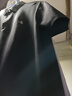 夢特嬌特價桑蠶絲短袖t恤男夏季半袖中年翻領(lǐng)上衣爸爸裝polo衫男士 黑色 190/104A 推薦180-200穿 曬單實(shí)拍圖