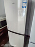 海爾（Haier）冰箱出品雙開門二門177升冰箱家用小型冰箱租房省電不占地冷藏冷凍兩用統(tǒng)帥家用小冰箱 以舊換新 177升雙門冰箱節(jié)能省電 兩天約用1度電 曬單實(shí)拍圖