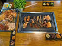 迅榮不銹鋼無(wú)煙燒烤桌子一體自助烤肉多功能燒烤架木炭碳家用商用庭院 仿木紋色·120*80cm-送烤網(wǎng) 曬單實(shí)拍圖