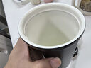 特美刻 咖啡杯馬克杯大容量學(xué)生男女高顏值陶瓷內(nèi)膽隨行水杯 白色x380ml 曬單實(shí)拍圖