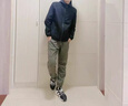 XJSGS官方國(guó)際正品牌男士高端夾克男春秋季連帽茄克商務(wù)休閑輕奢侈外套 高檔藍(lán)色【現(xiàn)貨速達(dá)】 春秋款 XL 建議【110-125斤】 曬單實(shí)拍圖