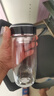 明霞玻璃杯帶茶隔雙層高硼硅玻璃水杯茶水分離車(chē)載杯子男泡茶杯 曬單實(shí)拍圖