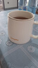 CLITON陶瓷馬克杯大容量帶勺蓋咖啡杯牛奶杯早餐杯辦公杯茶杯白色350ml 曬單實拍圖