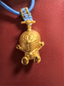 潮宏基 哆啦A夢(mèng)竹蜻蜓黃金吊墜女足金吊墜3D硬金兒童生日禮物 吊墜（不含項鏈） 曬單實(shí)拍圖