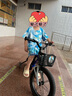 kocotreeKK樹兒童短褲夏季輕薄透氣涼感男童女孩運動五分褲速干假兩件新款 漣漪藍 130 曬單實拍圖
