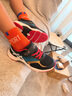 亞瑟士（asics）asics亞瑟士童鞋男女兒童休閑耐磨網(wǎng)眼透氣網(wǎng)球運(yùn)動(dòng)鞋 曬單實(shí)拍圖