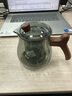 憶壺茶（YIHUTEA）玻璃茶壺耐高溫家用茶壺茶具辦公室加厚茶水分離過(guò)濾花茶壺泡茶器 【高級(jí)黑平底】木把泡茶壺 600ml 曬單實(shí)拍圖
