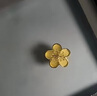 周大福 小桃花吊墜黃金轉運珠女(工費120)約2.05g F217845 曬單實拍圖