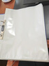 得力a4透明文件袋11孔活頁(yè)插袋塑料資料冊文件夾備用保護袋快勞文件套加厚打孔防水辦公資料透明保護膜 【加厚】A4文件袋 100只（單個(gè)0.12mm） 曬單實(shí)拍圖
