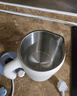 美的（Midea）電熱水壺米色燒水壺便攜式燒水杯差旅 0.6L智能斷電304不銹鋼迷你便攜小容量SH06X6-103 曬單實(shí)拍圖