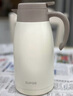 蘇泊爾（SUPOR）家用真空保溫瓶暖水壺瓶大容量熱開(kāi)水瓶壺304不銹鋼1.5L燕麥白 曬單實(shí)拍圖
