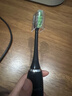 WOWE聲波電動牙刷 飛利浦電動牙刷平替無線感應(yīng)充電成人情侶款全自動深度清潔牙刷男女士禮物 黑色主機+2個刷頭 曬單實拍圖