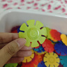 彌鹿（MiDeer）積木拼裝手工diy拼插玩具男孩女孩禮物透彩雪花片500pcs家居裝飾 曬單實(shí)拍圖