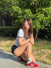 CAMILA KSENIA爆款德訓鞋女士時(shí)尚2025夏季新款品牌百搭柔軟休閑運動(dòng)平底板鞋子 紅色 37 曬單實(shí)拍圖