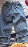 戴維貝拉春裝女童牛仔直筒褲兒童洋氣闊腿褲小童寶寶褲子 曬單實(shí)拍圖