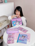 凱蒂貓（hellokitty）兒童文具套裝大禮包女生小學(xué)生7-10歲女孩庫洛米生日禮物禮盒 庫洛米文具皮革箱【進(jìn)階款】 曬單實拍圖