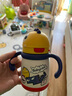 babycare兒童保溫杯嬰兒寶寶學(xué)飲杯吸管水杯水壺霸王龍不銹鋼保溫杯300ml 曬單實(shí)拍圖