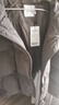 紅袖高級(jí)保暖羽絨服冬季2024新款女裝珩線落肩拉鏈連帽顯瘦休閑短外套 高級(jí)灰064 L 曬單實(shí)拍圖