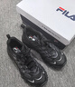斐樂(lè )（FILA）【易烊千璽同款】男鞋老爹鞋運動(dòng)鞋2025夏季新款蘑菇鞋厚底休閑鞋 黑/黑沙灰-BB 41 曬單實(shí)拍圖