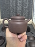 御壺茗香 宜興紫砂壺原礦純手工泡茶壺茶具套裝 紫泥一壺六杯＋公道＋茶漏套組 曬單實(shí)拍圖