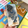 愛絢（aixuan）適用華為pura80手機殼p70pro+保護套新款pure高端ultra系列外殼男女十70u鏡頭全包網(wǎng)紅國風浮雕龍 燙金浮雕殼【納財貔貅】 華為 Pura 80 Pro 曬單實拍圖