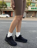 HOKA ONE ONE新款夏季女鞋克利夫頓 10跑步鞋CLIFTON 10輕量緩震 黑色/黑色 38 曬單實拍圖