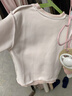 G.DUCKKIDS小黃鴨女寶寶秋裝女童套裝一歲嬰兒衣服小女孩春秋休閑衛(wèi)衣兩件套 粉紅色l兩件套 90 尺碼1~2歲【 80-90cm】 曬單實(shí)拍圖