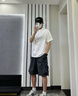 adidas 閃回鞋 RESPONSE CL貼合老爹鞋男女阿迪達(dá)斯官方三葉草 淺灰色/深灰色   41 曬單實(shí)拍圖