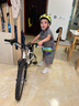 Yayle兒童自行車頭盔全盔6-12歲夏季頭盔輪滑山地車兒童騎行頭盔青少年 漸變藍(lán) 曬單實(shí)拍圖