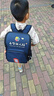 Classic Teddy兒童漢服男童套裝中小童短袖褲子兩件套新中式國風(fēng)唐裝 書法 120  曬單實拍圖