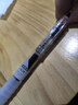 晨光(M&G)水筆0.38黑色中性筆按動ST頭簽字筆出墨流暢耐磨手感舒適AGPJ0603 3支裝（送橡皮1塊） 曬單實拍圖