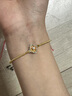 潮宏基 花韻黃金珍珠項(xiàng)鏈女足金套鏈頸飾鑲嵌新中式結(jié)婚三金禮物 計(jì)價(jià) 5.65g 鏈長(zhǎng)約45cm 曬單實(shí)拍圖