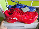 李寧（LI-NING）羽毛球鞋男 全新舒適?科技中底防滑專業(yè)比賽男鞋 【刀鋒MAX】城勢版AYAU005 -2 41 曬單實(shí)拍圖