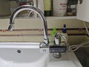 AUX/奧克斯 電熱水龍頭 即熱快速熱水下進(jìn)水廚房衛生間通用款 數顯款+電鍍銀+漏保 曬單實(shí)拍圖