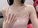 唯一（Winy）999純銀項(xiàng)鏈女2025新款莫桑鉆吊墜送女友老婆生日七夕情人節(jié)禮物 曬單實(shí)拍圖