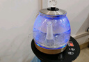 美能迪（MND）桶裝水燒水壺自動(dòng)上水加熱一體機(jī)抽水器電熱水壺全自動(dòng)桶桌飲水機(jī)煮茶泡茶底上水燒水器 1L 茶漏+全自動(dòng)+藍(lán)光玻璃壺（壺底上水）+底座 曬單實(shí)拍圖