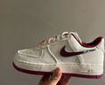 耐克NIKE緩震板鞋女空軍一號 AIR FORCE 1運動鞋 FZ5068-161帆白37.5 曬單實拍圖