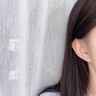 老鳳祥99純銀耳釘足銀耳飾耳環(huán)女2025年新款生日禮物女生送女朋友實(shí)用 L-EZ363玫瑰花足銀耳釘 曬單實(shí)拍圖