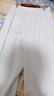 森馬（Semir）休閑褲女涼感抑菌半松緊腰闊腿褲夏季2025純色九分褲109325127009 曬單實(shí)拍圖