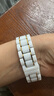 BHO【熱銷2萬+】適用華為gt5表帶gt5pro女款watch gt4/gt3pro陶瓷表帶41/42mm/watch5手表表帶夏天季 （新）真陶瓷【T頭-白色間淺金】 【GT5/Pro/4/Wat 曬單實拍圖