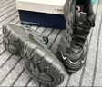 斐樂(lè)（FILA）官方貓爪6代女鞋復(fù)古運(yùn)動(dòng)鞋2025夏季新款舒適厚底鞋休閑鞋 黑/影黑灰-BD 37.5 曬單實(shí)拍圖