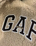 Gap男女裝毛氈布logo仿羊羔絨連帽衛(wèi)衣外套609272 卡其色 175/96A(L) 亞洲尺碼 曬單實(shí)拍圖