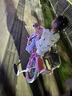 永久（FOREVER）兒童自行車4-6歲女孩單車3-8歲小孩童車寶寶腳踏車公主款自行車 小精靈-公主粉【升級后座版】 16寸【適合4-6歲/100-120cm】 曬單實拍圖