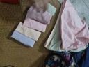 潔麗雅4條裝全棉內(nèi)襠7A抑菌女士內(nèi)褲女大碼親膚透氣提臀純棉短褲頭女生 豆沙/膚色/抹綠/粉色 4條 XL 【建議105斤-120斤】 曬單實拍圖