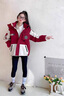 G.DUCKKIDS童裝女童沖鋒衣三合一新款兒童衣服女孩秋冬季夾克可拆卸加絨加厚 淡粉色夾棉 160 (建議身高150cm 13-14歲) 曬單實(shí)拍圖
