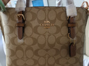 蔻馳（COACH）奢侈品女包通勤托特包斜挎手提包C4250【品牌授權(quán)】送女友禮物 曬單實(shí)拍圖